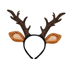Deer Antlers Headband Funny Photo Props Fashionable Headdress for Dance Carnival - Picture 1 of 6