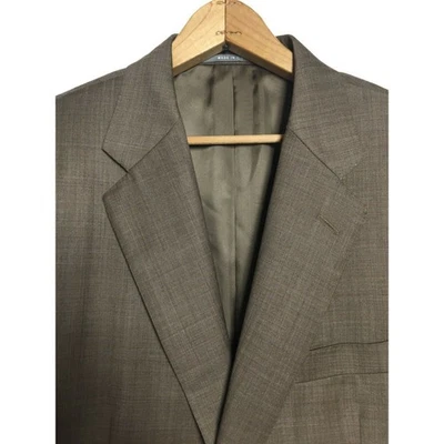 Hickey Freeman Loro Piano Wool Brown Blazer Mens Sport Coat Suit Jacket Size 42S - Image 1 of 4