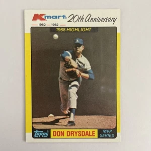 Topps Kmart 1982 serie MVP - Don Drysdale #42 - Imagen 1 de 2