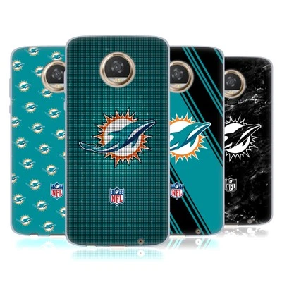 OFFICIAL NFL MIAMI DOLPHINS ARTWORK GEL CASE FOR MOTOROLA PHONES - Image 1 of 4