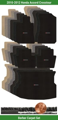 Заказной берберский коврик комплект для '10-12 Honda Accord Crosstour с логотипом (5 штук) #S0U - Изображение 1 из 4