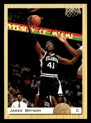 James Bryson 1993 Classic Draft Picks Card #17 Villanova Wildcats - Image 1 of 2