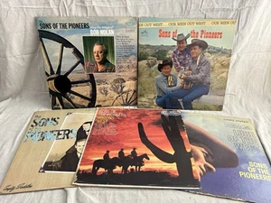 Sons Of The Pioneers ~ Vinyl Lot x5 ~ Men Out West / Saddles / Wagons / Nolan - Picture 1 of 19