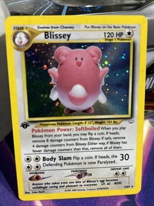 Pokemon 2/64 Neo Revelation 1st First Edition Holo Rare Blissey 2000 - Picture 1 of 10