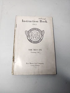 Original 1915 REO Six Touring Car Instruction Book, Owner's Manual - Picture 1 of 2