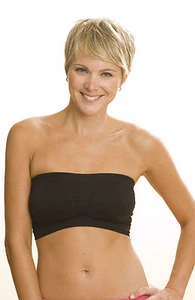 New La Leche League Nursing Maternity Strapless Bra Size M Black - Picture 1 of 2