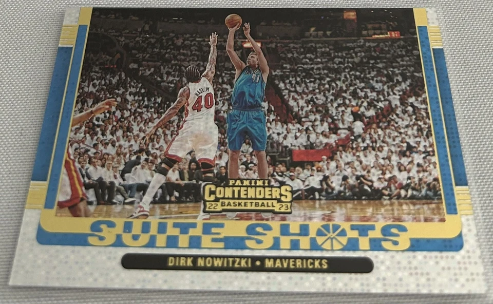 2022-23 Panini Contenders Basketball Dirk Nowitzki Dallas Mavericks Suite Shots - Image 1 of 2