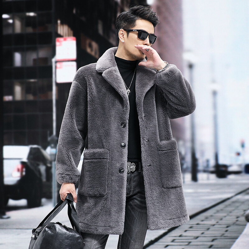 Hombre Chamarras Largas Para El Frio COZOK-Chaqueta De Plumón