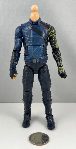 Marvel Legends MCU BUCKY BARNES MALE BODY 1/12 Figure Custom Fodder Part Cover