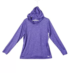 Nike Dri-Fit Hoodie Pullover Athletic Activewear Layering Top Womens Size XL - Picture 1 of 9
