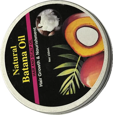 100% PURE Natürliches Bio Batanaöl Kopfhaut- und Haaröl Haarwachstumsbehandlung Butter 150 ml