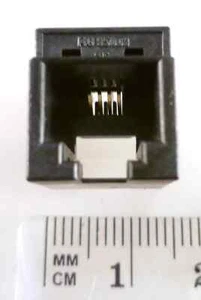 Enchufe modular de PCB Molex MG95003 4 pines sin blindaje Cat 3 MBA017L - Imagen 1 de 5