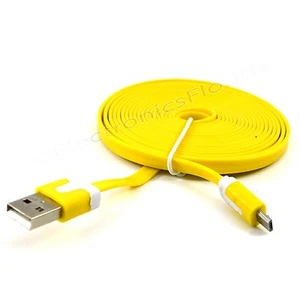 LOT Flat Micro USB Charger Cable Cord Sync For Android Cell Phones Lot - Picture 1 of 22