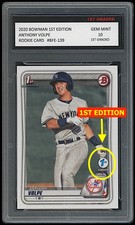 ANTHONY VOLPE 2020 BOWMAN FIRST EDITION Topps 1ST GRADED 10 ROOKIE CARD YANKEES