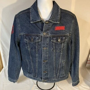 Port Authority Mens Jacket Blue Denim Jean Medium Longmire Promo Absaroka County - Picture 1 of 8