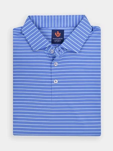 Donald Ross Mens Sport Fit RUBEN Polo - ULTRAMARINE SEAGLASS SZ M, XL - Picture 1 of 3