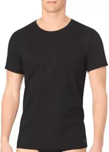 Calvin Klein Men's Undershirts Cotton Classics 3 Pack Crew Neck Black Size Large - Picture 1 of 2