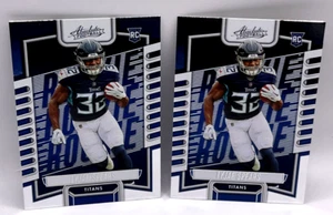 2023 Panini Absolute Tyjae Spears Rookie RC #129 Tennessee Titans-(2) Card Lot - Picture 1 of 4