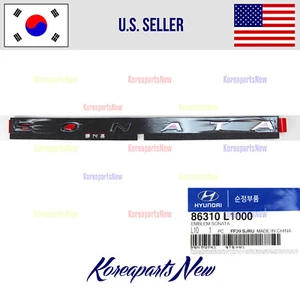 REAR Trunk Lift Emblem Nameplate ⭐OEM⭐ 86310L1000 Hyundai SONATA 2020-2023 - Picture 1 of 2