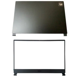 Nuevo para MSI Delta 15 A5EFK MS-15CK 15,6" Negro Laptop LCD Cubierta Trasera + Bisel Frontal - Imagen 1 de 3