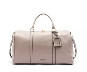TONY BIANCO Harper Weekend Away Bag Light Grey Large PU Leather organisation New - Picture 1 of 5