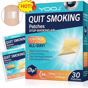 30X Patches Stop Smoking Aid Steps 1 Through 3 to Quit Smoking Patc🔥 - Bild 1 von 13