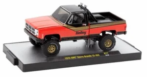 GMC Sierra Grande 15 - 4x4 - 1976 - red / black - M2 1:64 - Foto 1 di 6
