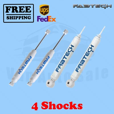 Kit de 4 amortiguadores hidráulicos de rendimiento FABTECH de 8" para Ford F-250 Super Duty 4x4 1999-04 Foto 1 de 4