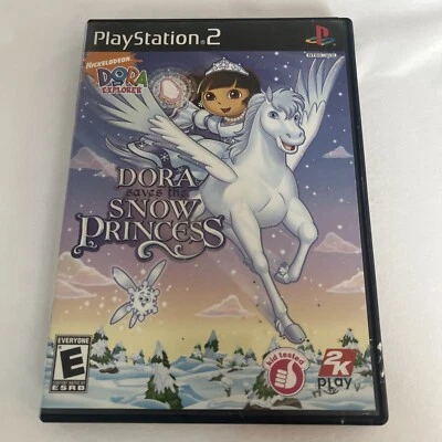 Dora the Explorer: Dora Saves the Snow Princess (Sony PlayStation 2, 2008) en caja original Foto 1 de 4