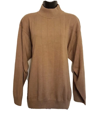 Платье амбара женщина свитер эластичной вязаный топ плюс размер 22/24 коричневый хлопок смесь - Изображение 1 из 4