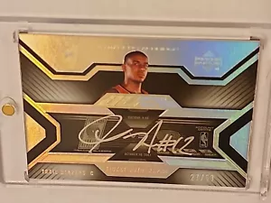 ๐๐ฏ๐ธ๐ฅ 2007-08 UD Black Lamarcus Aldridge RC Auto /50 Ticket Autographs TA-LA - Picture 1 of 20