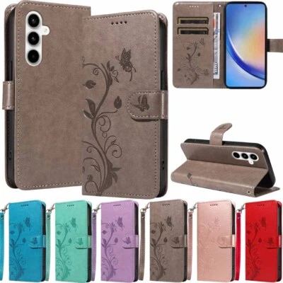 For Samsung A25 A15 A35 A55 A14 A34 A54 A05s Wallet Card Slot Leather Case Cover - Image 1 of 4