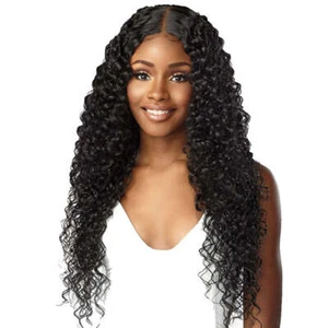 Sensationnel Human Hair Blend Butta HD Lace Front Wig BOHEMIAN 28 - Picture 1 of 6