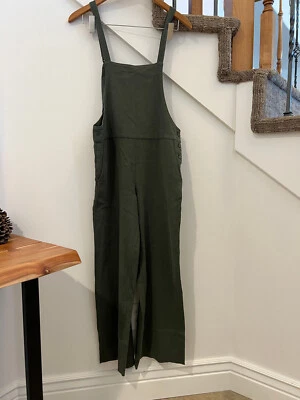 Mono de lino Lyocell verde oliva Lou & Grey recortado ~~ talla XS nuevo con etiquetas Foto 1 de 4