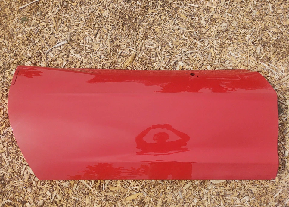 2005-2013 Chevrolet Corvette C6 porta lateral de passageiros pintura original 45k milhas vermelha - Imagem 1 de 4