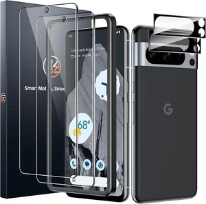 2 Pack for Google Pixel 8 Pro Screen Protector [New Version] + 2 Pack Came... - Picture 1 of 10