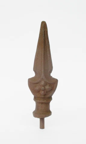 VINTAGE IRON FINIAL TOP ORNAMENT. FENCING SPEAR TOP. GATE ORNAMENT. COLLECTIBLE Cover