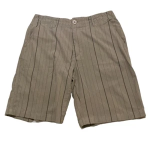 DC Skate Chino Grey Purple Strped Shorts Size 32 - Picture 1 of 6