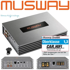 MUSWAY ONE600 1-Kanal 250 400 650 Watt RMS 4 2 1 Ohm Verstärker Endstufe ONE 600 - Bild 1 von 2