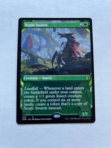 1x SCUTE SWARM - Showcase Zendikar - MTG - Magic the Gathering - Picture 1 of 1