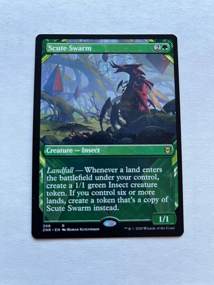1x SCUTE SWARM - Showcase Zendikar - MTG - Magic the Gathering - Image 1 of 1
