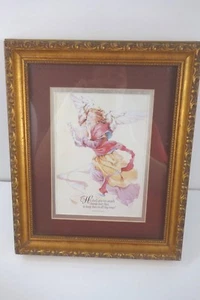 Oltre un sogno angelo custode incorniciato arte salmo 91:11 decorazione casa 12" x 10" - Foto 1 di 5