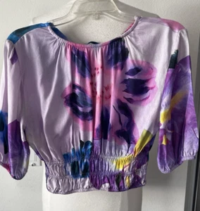Desigual by Lacroix Christian Lacroix Crop Top Open Back New w Tags Size Medium - Picture 1 of 7
