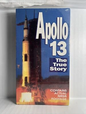 Apollo 13 The True Story VHS 1995 Contains Actual NASA Footage Sealed - Image 1 of 4