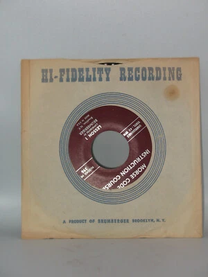 Brumberger, Brooklyn 45 RPM Morse Code Instruction Course Lesson 1 & 2 - Image 1 of 3