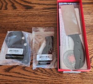 Spyderco Mule Team HIC MT40P With Boltaron Sheath And Spyderco G10 Scales. NEW