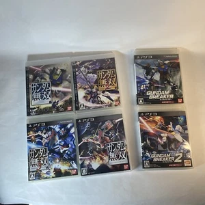 Lot 6 PS3 Dynasty Warriors Gundam 1, 2, 3, Shin (4) & Breaker 1, 2 - Japan Game. - Picture 1 of 24