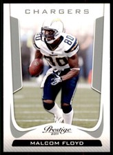 2011 Panini Prestige Malcom Floyd Football Cards #163