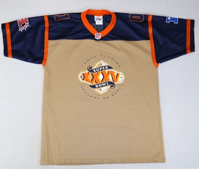 Camiseta de fútbol americano vintage 2001 Super Bowl 35 NFL Majestc talla XL Baltimore Ravens Foto 1 de 4