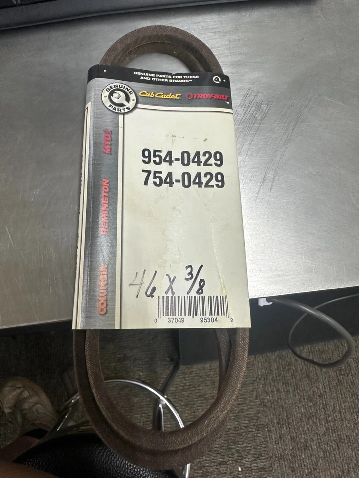 Cinturón de repuesto Cub Cadet 954-0429 46x3/8 Foto 1 de 1